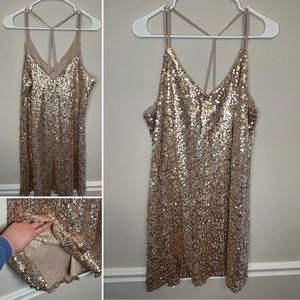 Xhileration Sequin Mini Dress